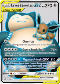 Eevee & Snorlax-GX (TEU 171) Team Up