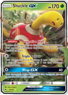 Shuckle-GX (LOT 17) Lost Thunder