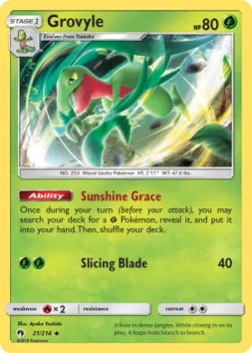 Grovyle (LOT 21) Lost Thunder