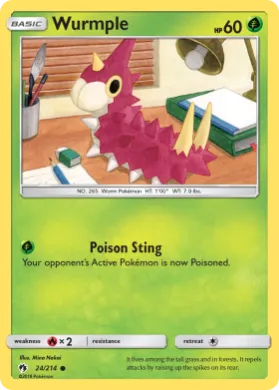Wurmple (LOT 24) Lost Thunder