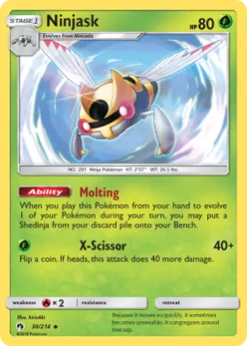 Ninjask (LOT 30) Lost Thunder