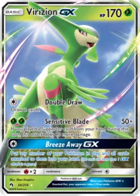 Virizion-GX (LOT 34) Lost Thunder