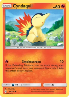 Cyndaquil (LOT 39) Lost Thunder