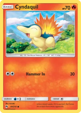 Cyndaquil (LOT 40) Lost Thunder
