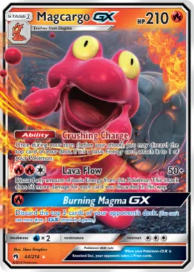 Magcargo-GX (LOT 44) Lost Thunder