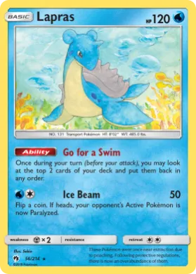Lapras (LOT 56) Lost Thunder
