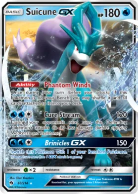 Suicune-GX (LOT 60) Lost Thunder