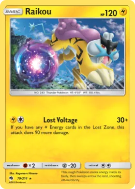 Raikou (LOT 79) Lost Thunder