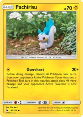 Pachirisu (LOT 80) Lost Thunder