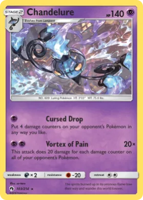 Chandelure (LOT 103) Lost Thunder