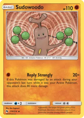 Sudowoodo (LOT 110) Lost Thunder