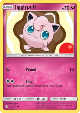 Jigglypuff (LOT 133) Lost Thunder