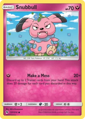Snubbull (LOT 137) Lost Thunder