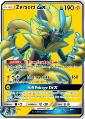 Zeraora-GX (LOT 201) Lost Thunder