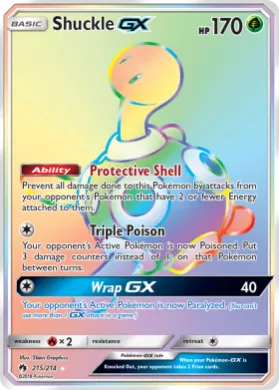 Shuckle-GX (LOT 215) Lost Thunder