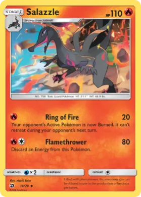 Salazzle (DRM 14) Dragon Majesty