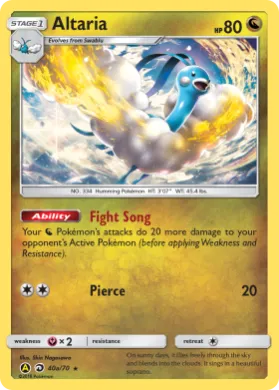 Altaria (DRM 40a) Dragon Majesty