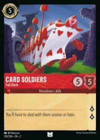 Card Soldiers (2ROF 105) Rise of the Floodborn