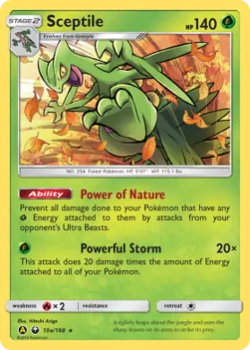 Sceptile (CES 10a) Celestial Storm