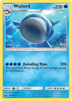 Wailord (CES 40) Celestial Storm