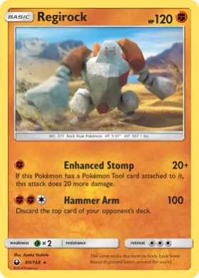 Regirock (CES 80) Celestial Storm