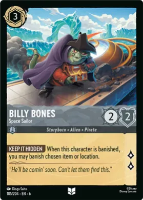 Billy Bones (6AZS 185) Azurite Sea