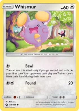Whismur (CES 116) Celestial Storm