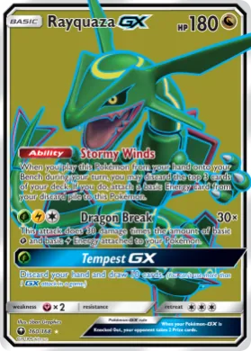 Rayquaza-GX (CES 160) Celestial Storm