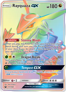 Rayquaza-GX (CES 177) Celestial Storm