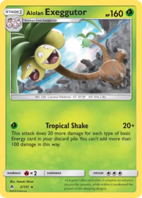 Alolan Exeggutor (FLI 2) Forbidden Light