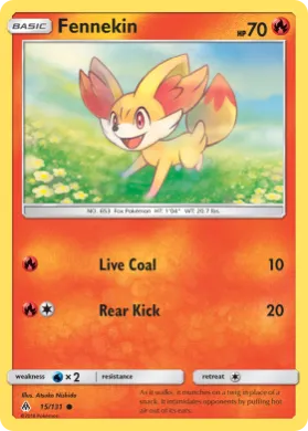 Fennekin (FLI 15) Forbidden Light