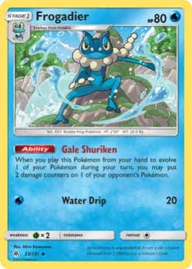 Frogadier (FLI 23) Forbidden Light