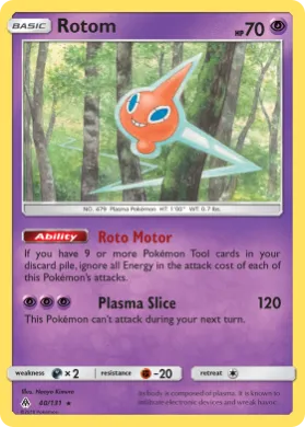 Rotom (FLI 40) Forbidden Light