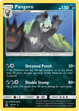 Pangoro (FLI 78) Forbidden Light