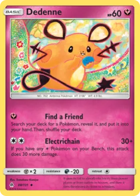 Dedenne (FLI 88) Forbidden Light