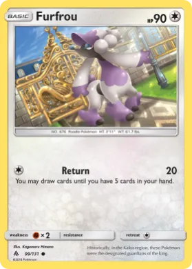 Furfrou (FLI 99) Forbidden Light