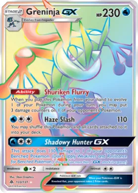 Greninja-GX (FLI 133) Forbidden Light