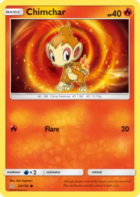 Chimchar (UPR 20) Ultra Prism