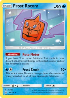 Frost Rotom (UPR 41) Ultra Prism