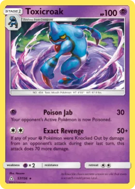Toxicroak (UPR 57) Ultra Prism