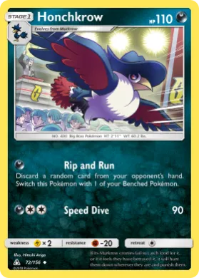 Honchkrow (UPR 72) Ultra Prism