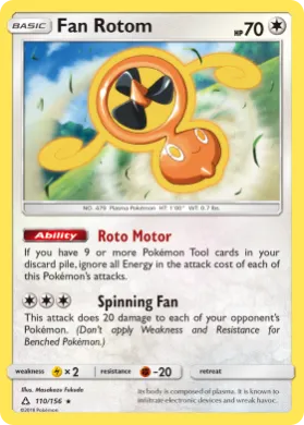 Fan Rotom (UPR 110) Ultra Prism