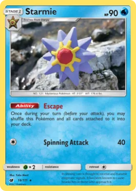 Starmie (CIN 16) Crimson Invasion