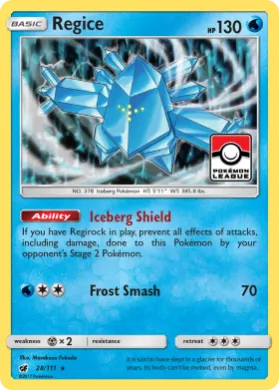 Regice (CIN 28) Crimson Invasion