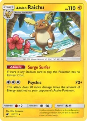 Alolan Raichu (CIN 31) Crimson Invasion