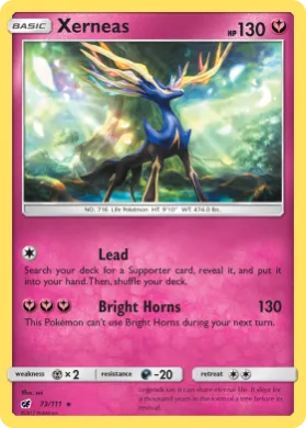 Xerneas (CIN 73) Crimson Invasion