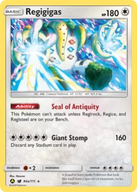 Regigigas (CIN 84a) Crimson Invasion