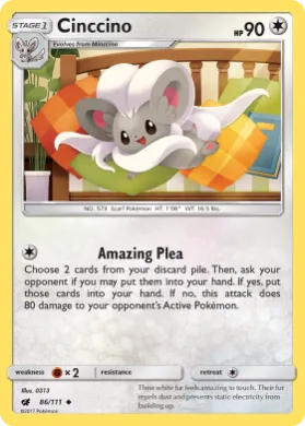 Cinccino (CIN 86) Crimson Invasion