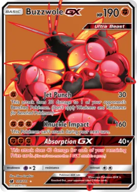 Buzzwole-GX (CIN 104) Crimson Invasion