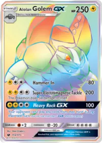 Alolan Golem-GX (CIN 113) Crimson Invasion